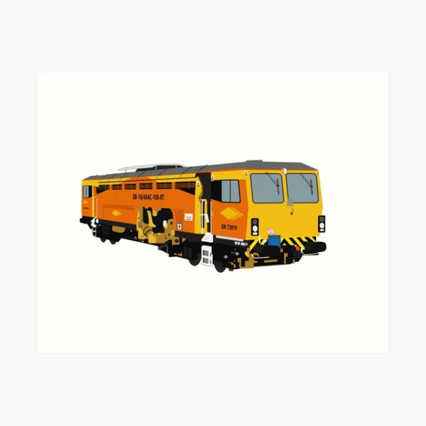 Aperçu de l'œuvre DR73 919 Bourreuse - Colas Rail créée et vendue par L-Rail-Merch.