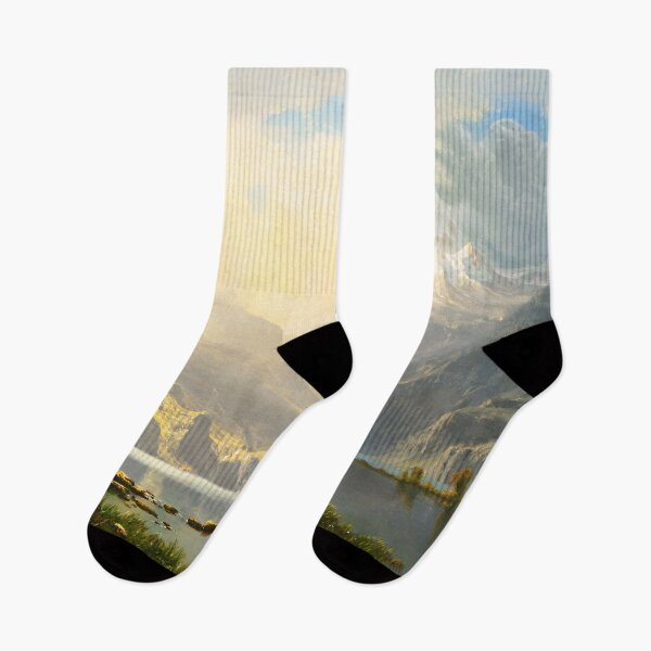 Item preview, Albert Bierstadt In The Sierras Art Board Print designed and sold by irynaartbyim.