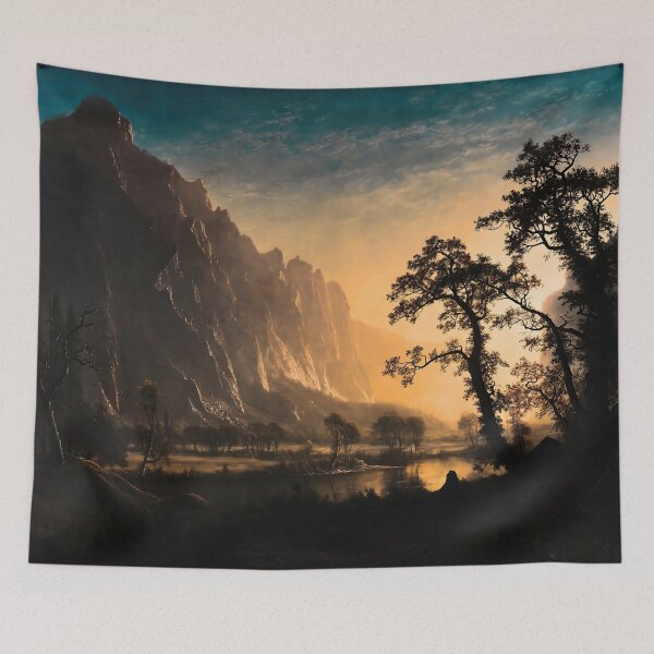 Item preview, Albert Bierstadt Sunrise, Yosemite Valley designed and sold by irynaartbyim.