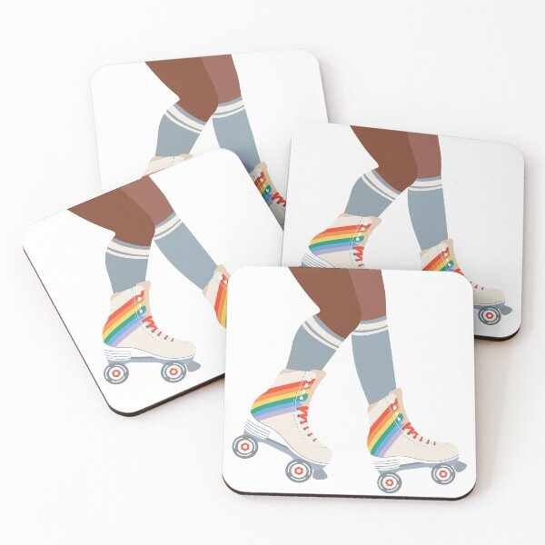Item preview, Retro Rainbow Roller Skates designed and sold by Denny-Danny.