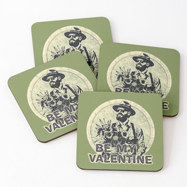 Item preview, be my Valentine Retro Hipster with Flowers designed and sold by Hen-C-Art.