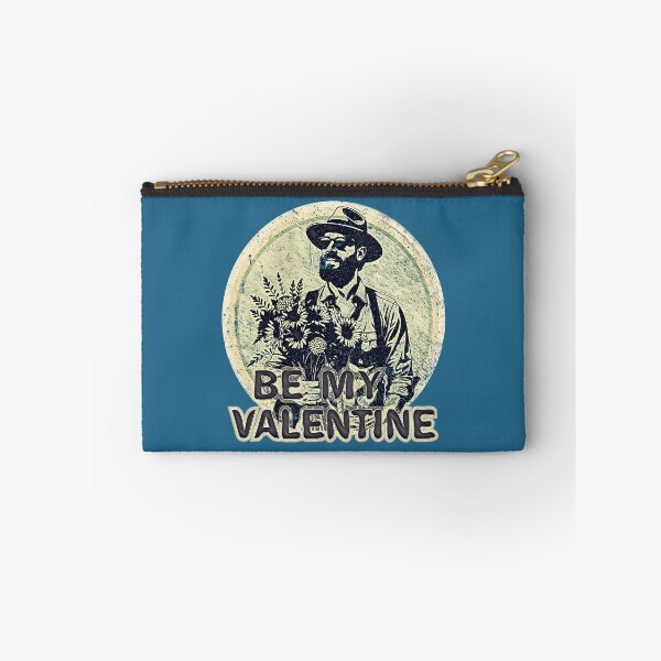 Item preview, be my Valentine Retro Hipster with Flowers designed and sold by Hen-C-Art.
