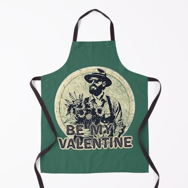 Item preview, be my Valentine Retro Hipster with Flowers designed and sold by Hen-C-Art.