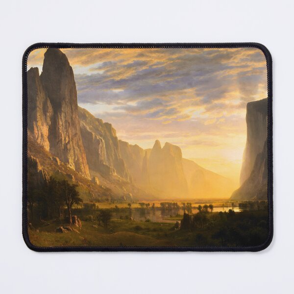 Item preview, Looking Down Yosemite Valley, California, Albert Bierstadt 1865 Photographic Print designed and sold by irynaartbyim.