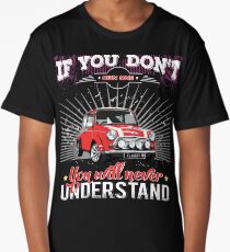 Red Classic Mini - Vintage Classic Car Shirt & Gifts Long T-Shirt