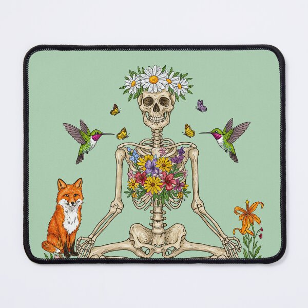 Item preview, Yoga Skeleton Meditate-Skeleton meditation   designed and sold by TeeARTHY.
