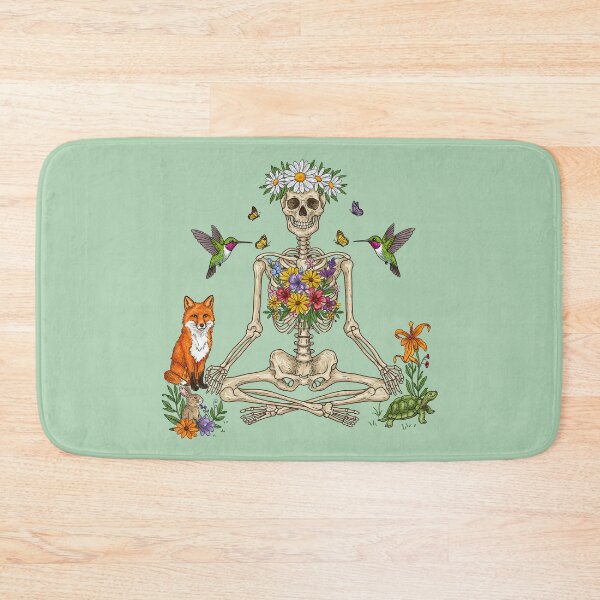 Item preview, Yoga Skeleton Meditate-Skeleton meditation   designed and sold by TeeARTHY.