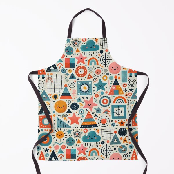 Item preview, Playful Geometric Shapes Seamless Pattern for Kids' Apparel designed and sold by SexyDigitalArt.