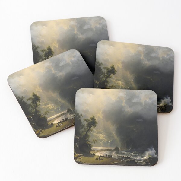 Item preview, Puget Sound on the Pacific Coast - Bierstadt Art Prints designed and sold by irynaartbyim.