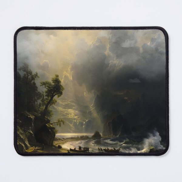 Item preview, Puget Sound on the Pacific Coast - Bierstadt Art Prints designed and sold by irynaartbyim.