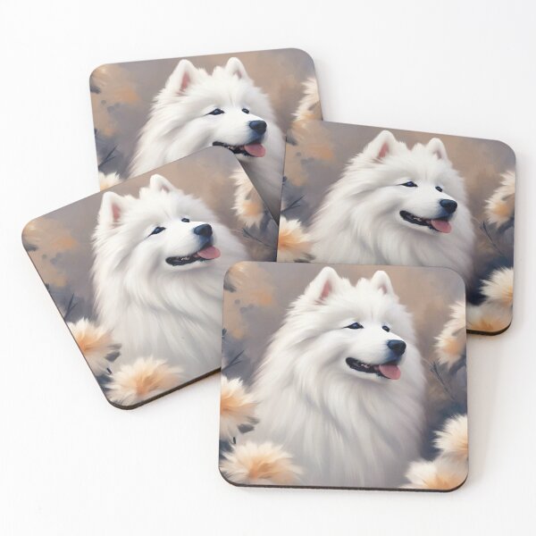 Item preview, Samoyed Portrait Painting designed and sold by TheresaNicole.