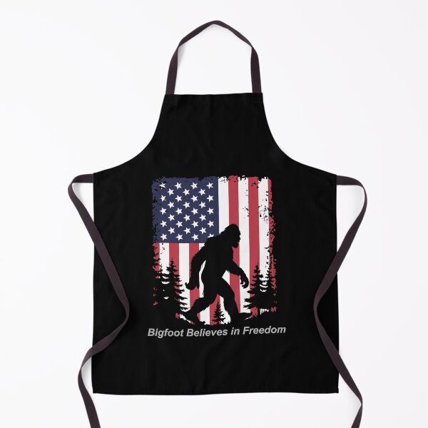 Artikelvorschau, Patriotische Bigfoot-amerikanische Flaggengrafik entworfen und verkauft von CJC Designs.