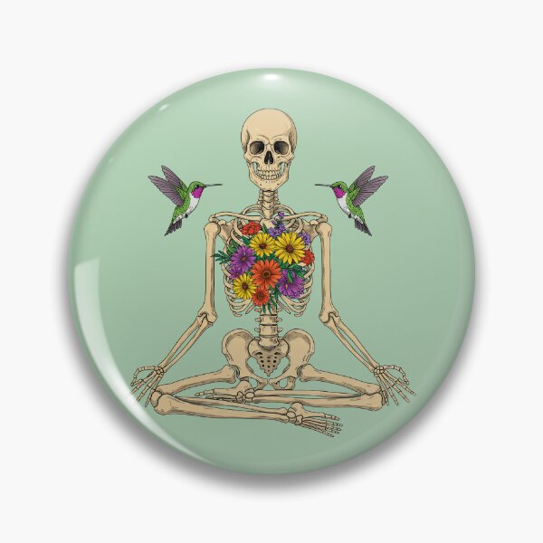 Item preview,  Yoga Skeleton Meditate-Skeleton meditation   designed and sold by TeeARTHY.