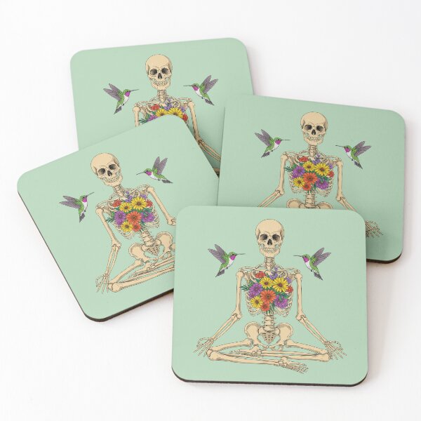 Item preview,  Yoga Skeleton Meditate-Skeleton meditation   designed and sold by TeeARTHY.