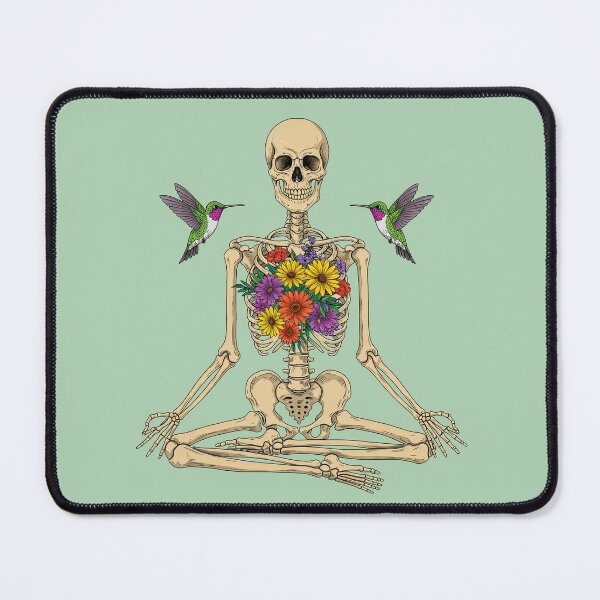 Item preview, Yoga Skeleton Meditate-Skeleton meditation designed and sold by TeeARTHY.