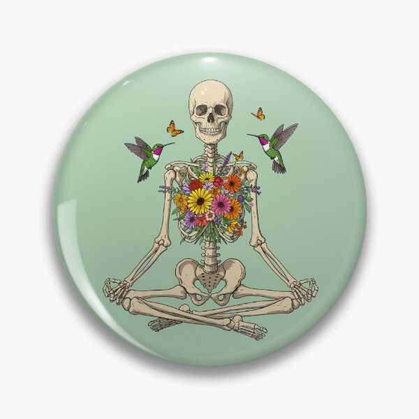 Item preview,  Yoga Skeleton Meditate-Skeleton meditation   designed and sold by TeeARTHY.