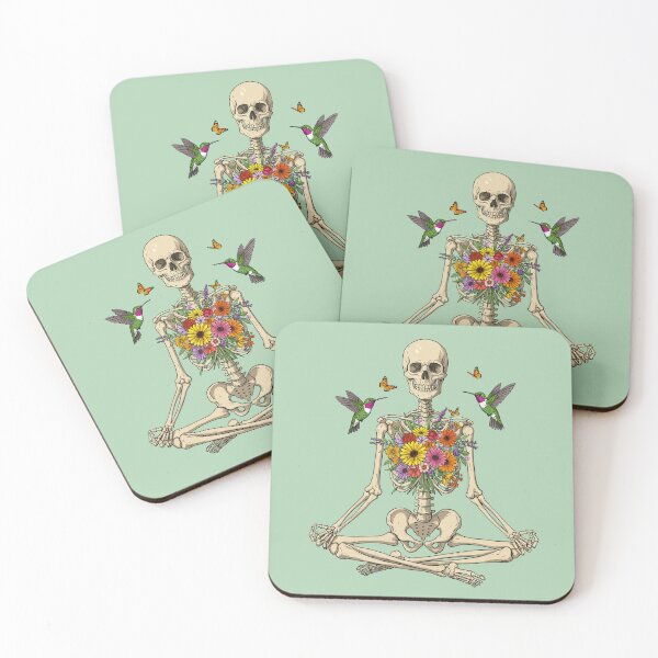Item preview,  Yoga Skeleton Meditate-Skeleton meditation   designed and sold by TeeARTHY.