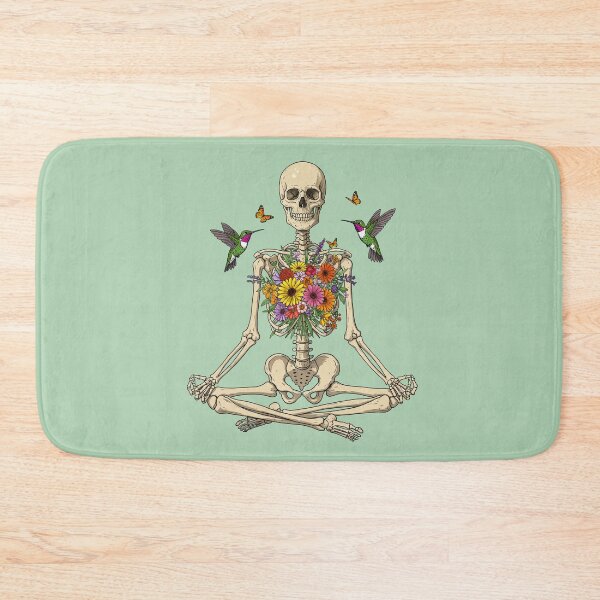 Item preview,  Yoga Skeleton Meditate-Skeleton meditation   designed and sold by TeeARTHY.