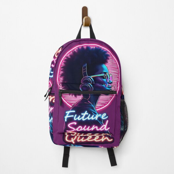 Vista previa del artículo con la obra «Reina del Sonido Futurista», diseñado y vendido por Designiverse24.