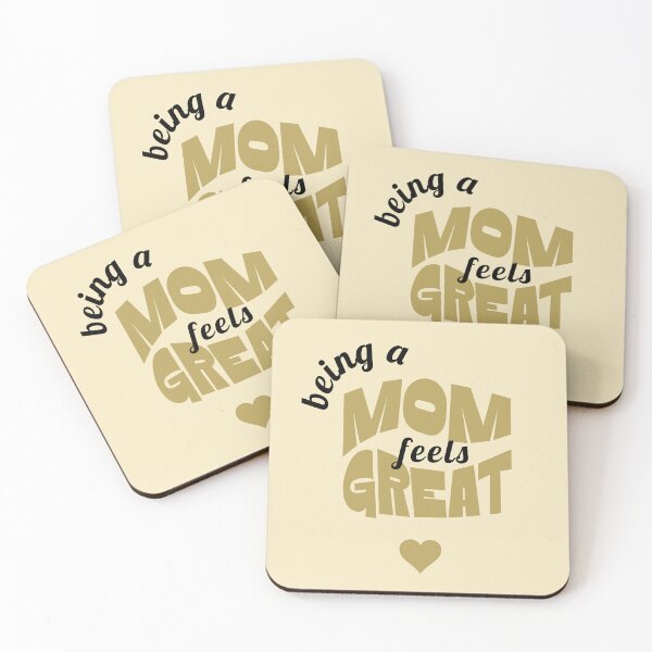 Item preview, Being a MOM feels GREAT, Unique designed and sold by villacreativa.
