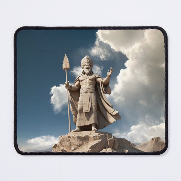Item preview, Ancient Sumerian God Enlil Mythological Art designed and sold by PrometheusStyle.