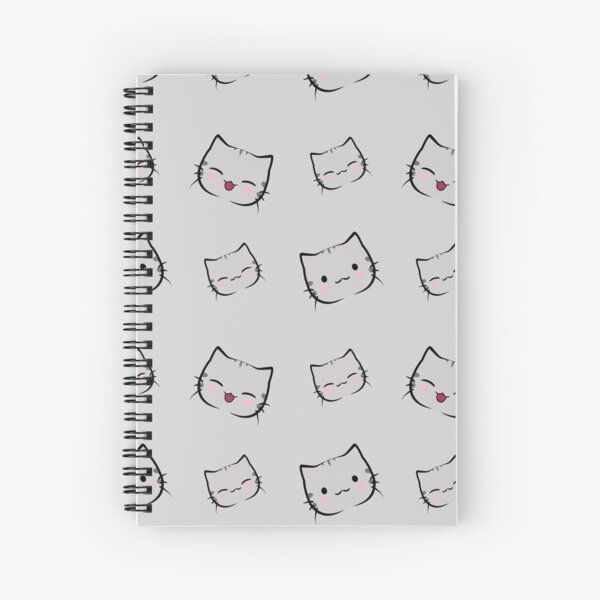 Aperçu de l'œuvre Joyeux chaton kawaii gris créée et vendue par mogonochi.
