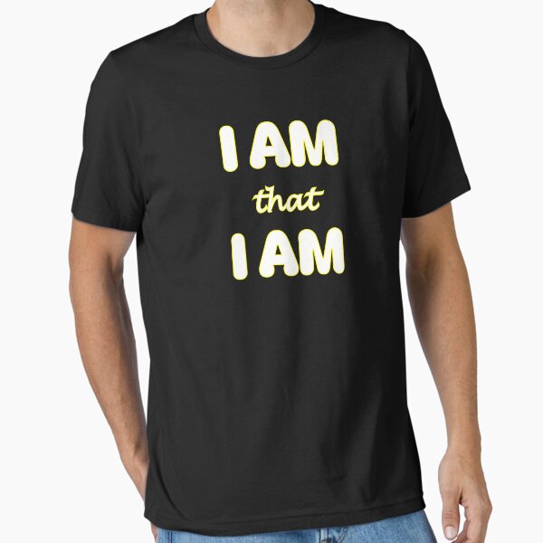 I AM that I AM Christian design template Essential T-Shirt