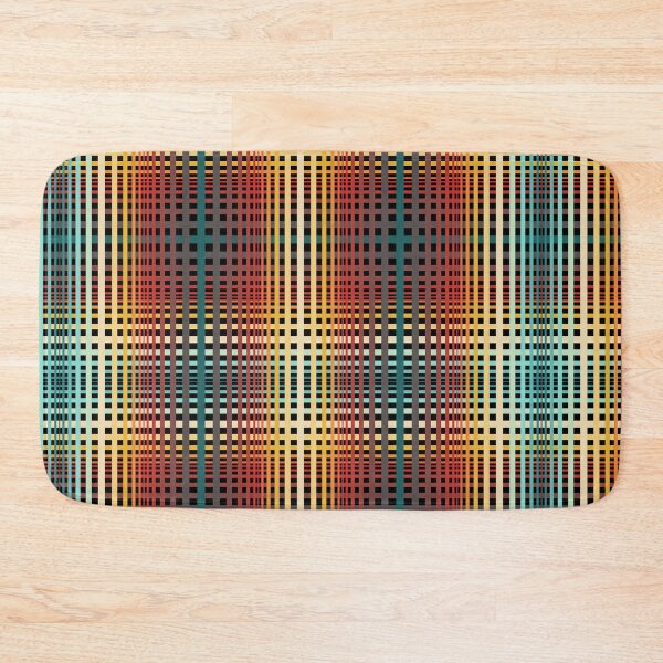 Item preview, Retro Woven Grid Pattern - Digital Abstract Design designed and sold by Mika-X-chu.