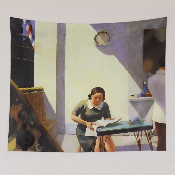 Item preview, Barber Shop By Edward Hopper-1931 designed and sold by irynaartbyim.