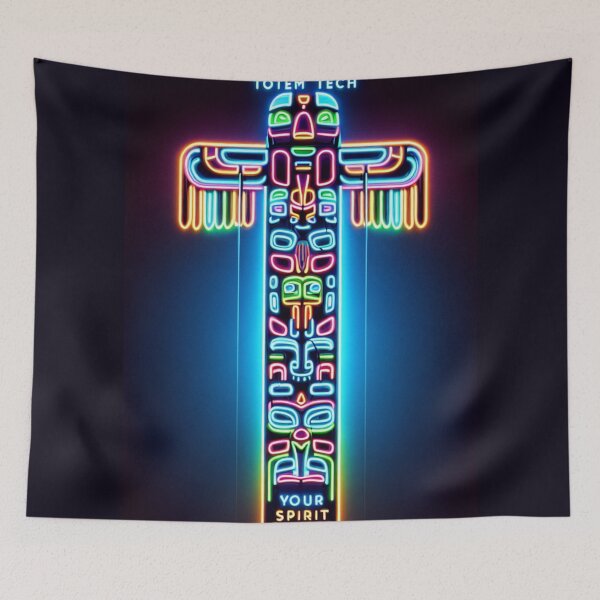 Item preview, Totem Tech – Stack Your Spirit Guides designed and sold by  ViralVisionsCreating .