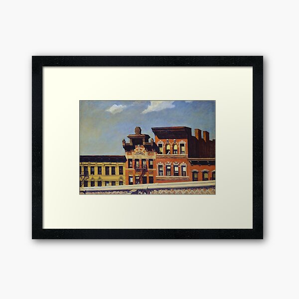 Vista previa del artículo con la obra «Edward Hopper - Desde el puente de Williamsburg (1928)», diseñado y vendido por irynaartbyim.