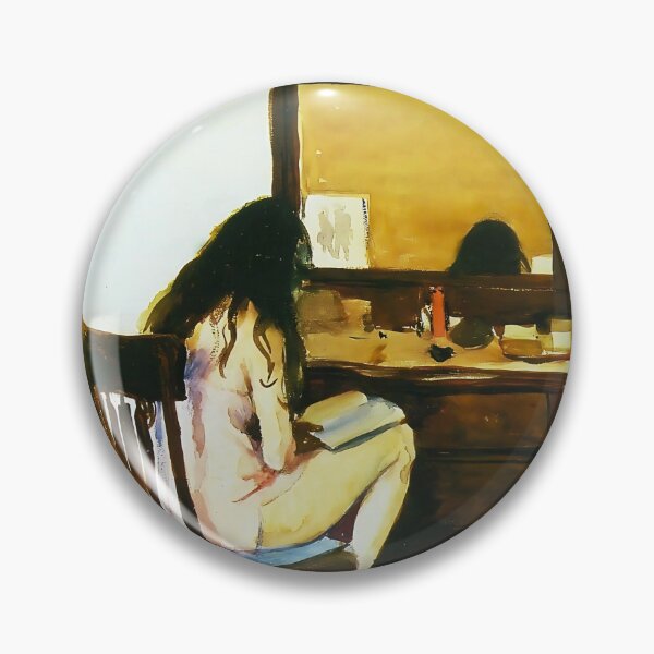 Item preview, Edward Hopper - Interior (model Reading) (1925) designed and sold by irynaartbyim.