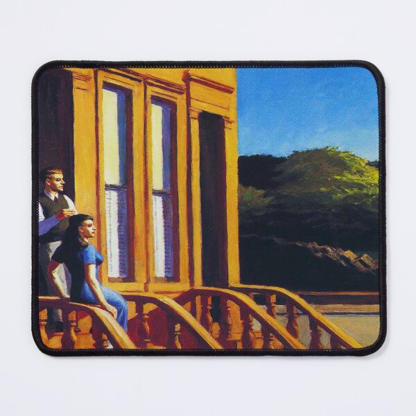 Item preview, Edward Hopper - Sunlight On Brownstones (1956) designed and sold by irynaartbyim.