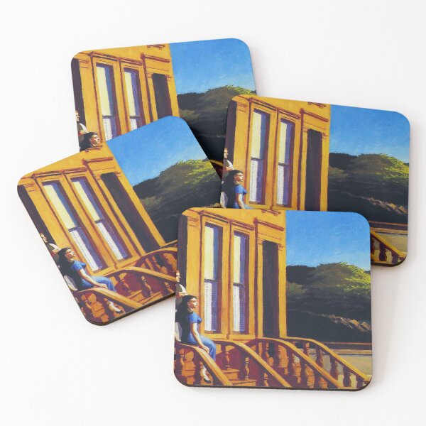 Item preview, Edward Hopper - Sunlight On Brownstones (1956) designed and sold by irynaartbyim.
