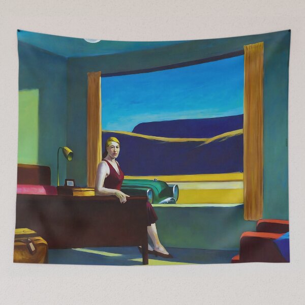 Item preview, Edward Hopper - Western Motel designed and sold by irynaartbyim.