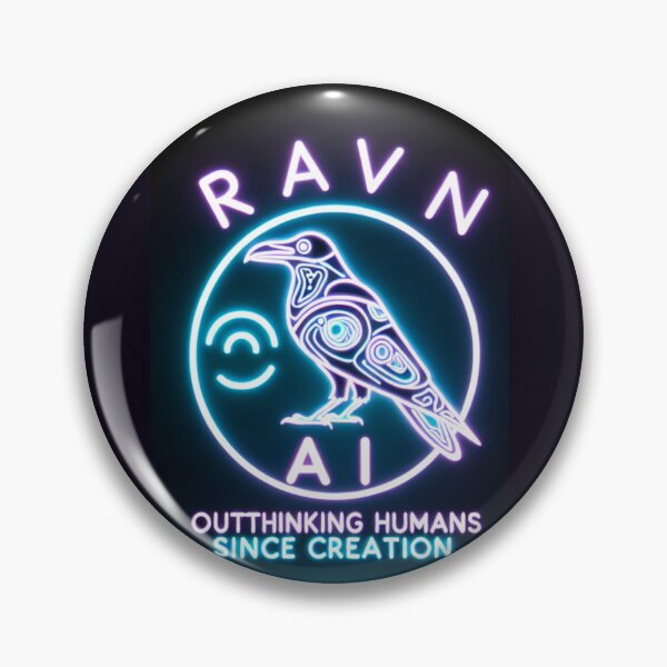 Item preview, Raven AI – Outthinking Humans Since Creation. designed and sold by  ViralVisionsCreating .