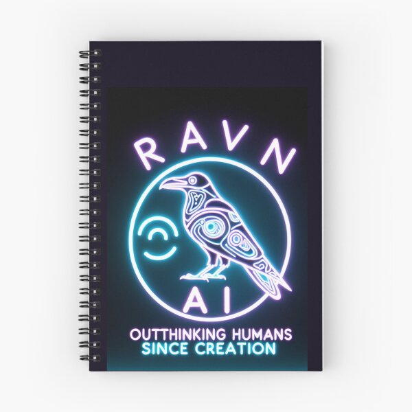 Item preview, Raven AI – Outthinking Humans Since Creation. designed and sold by  ViralVisionsCreating .