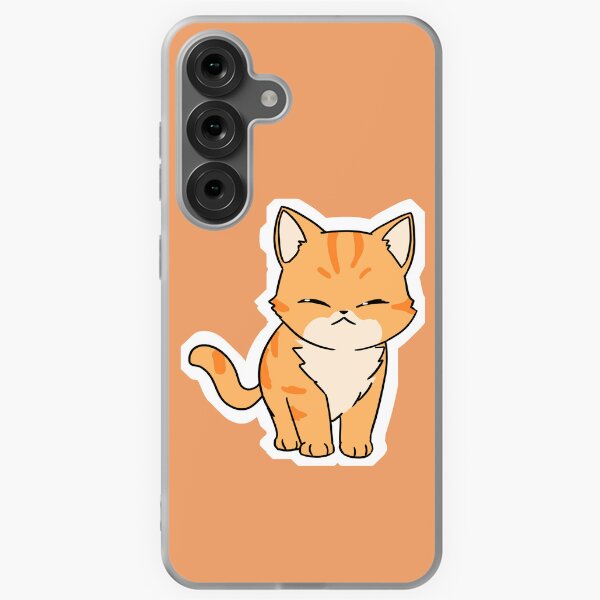 Item preview, Cute Anime kitty Orange designed and sold by mogonochi.