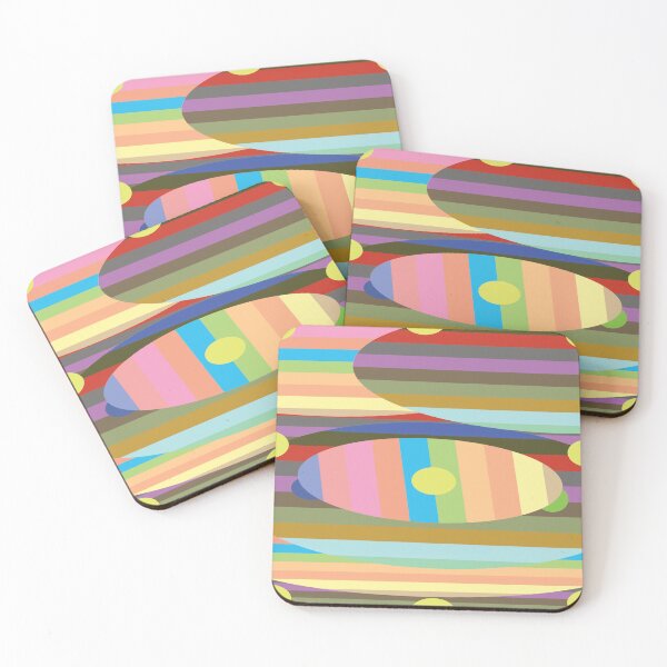 Item preview, Multicolor Striped - Ellipses - Pattern1 designed and sold by PVTCreations.