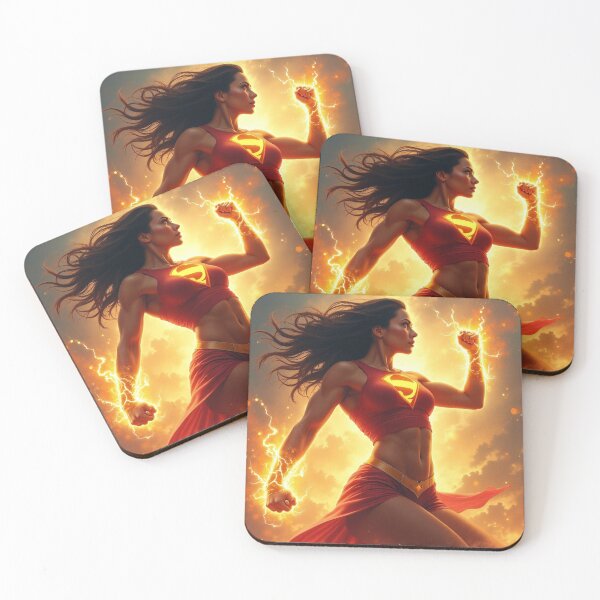 Item preview, Warrior Goddess with Electric Power designed and sold by ArtemisDesignAI.