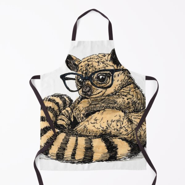 Item preview, Kinkajou in Glasses designed and sold by Scribbles & Doodles by Jinx.