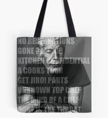 Works of Anthony Bourdain Tote Bag