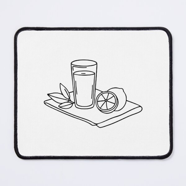 Item preview, A glass of freshly squeezed juice on a table next to a napkin with citrus peels designed and sold by rasagamastore.