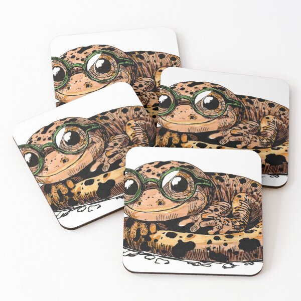 Artikelvorschau, Salamander in grüner Brille entworfen und verkauft von Scribbles & Doodles by Jinx.