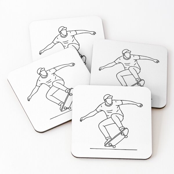 Item preview, A skateboarder jumping off a ramp, mid-air while performing a trick designed and sold by rasagamastore.