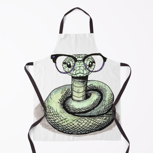 Item preview, Snake in Glasses designed and sold by Scribbles & Doodles by Jinx.