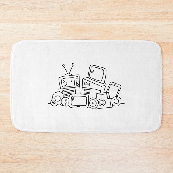 Item preview, A pile of old junk in a backyard with furniture, electronic, and household items designed and sold by rasagamastore.