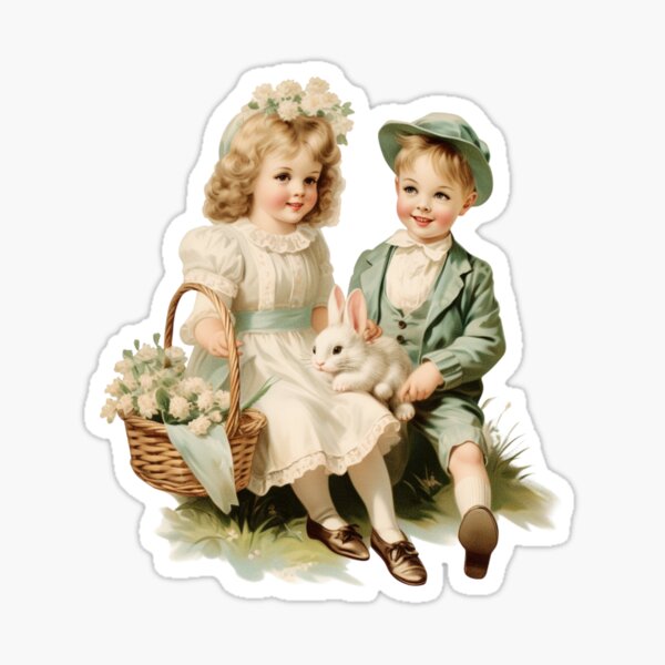 Item preview, Vintage Easter bunny honeys designed and sold by MendaciousMina.