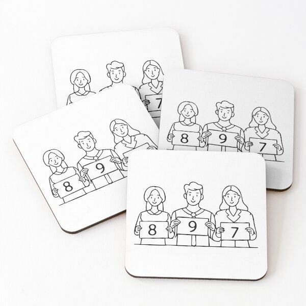 Item preview, The jurors raise papers with score numbers to evaluate the contestant's performance designed and sold by rasagamastore.