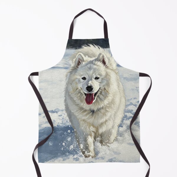 Item preview, Samoyed Playing in the Snow designed and sold by TheresaNicole.